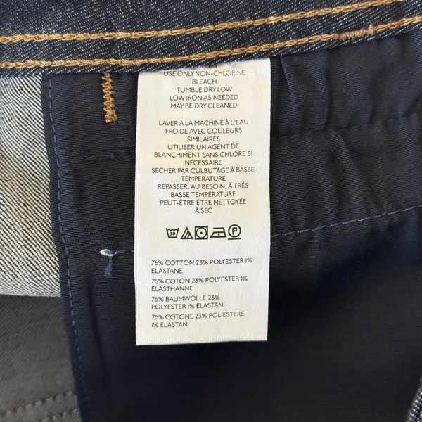 Maeve Ettie High-Rise Crop Wide-Leg Jeans Women 29T Dark Wash Indigo NWOT - Image 8