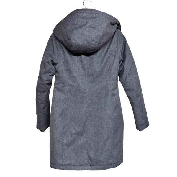 Aritza Babaton Oskar Parka Jacket Faux Fur Lined‎ Down Fill Charcoal Women’s XS - Image 2