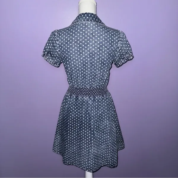 Mossimo Supply Co. Denim Polka Dot Dress - Image 9