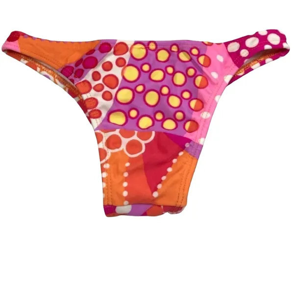 Recco Size Small Bright Color Printed Bikini Bottom. New - Image 2