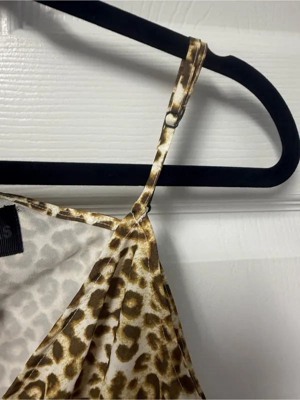 Kardashian Kollection Leopard Print Mini Dress - Brown - Image 3