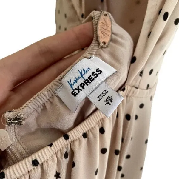 Koshe Klass Express tan beige‎ maxi dress cutout flowy formal style stunning - Image 4