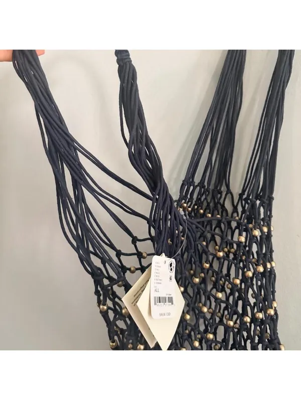 Free People Wishing Well Beaded Net Tote - Image 5
