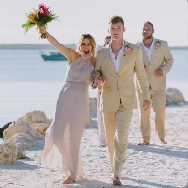 Boho‎ Halter Maxi Dress XS Show Me Your Mumu Pink Beach Vacation Wedding Guest - Image 3
