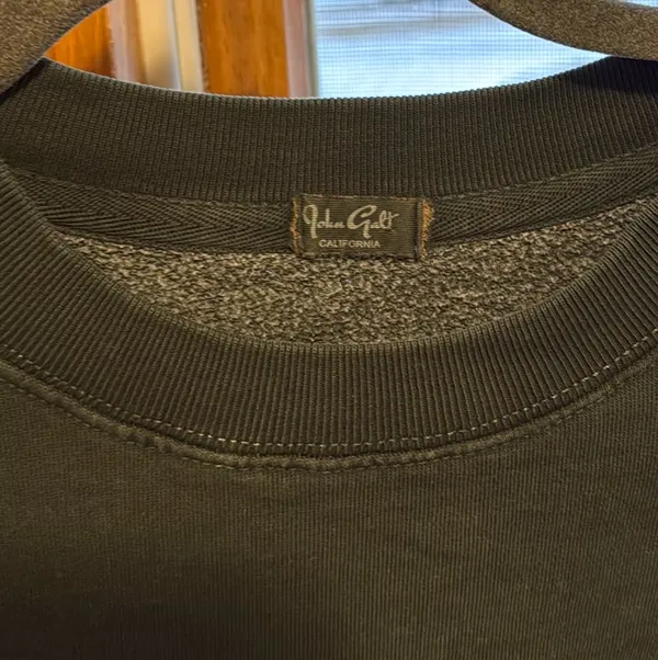 John Galt Malibu California Sweatshirt Dark Green - Image 3