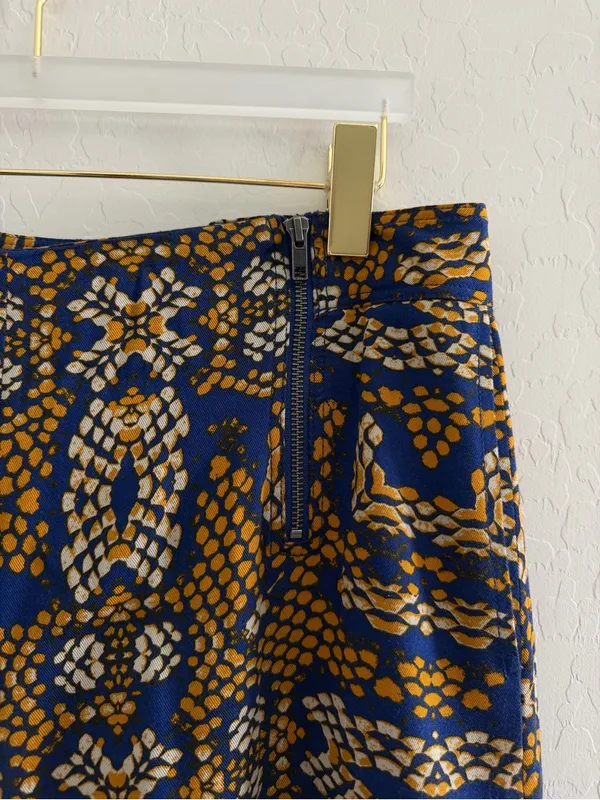 Anthropologie Cartonnier Sampa wide-leg crop pants snake print culottes Size 12 - Image 6