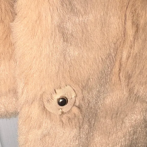 Allie Rose Tan Faux Fur Jacket - Image 5