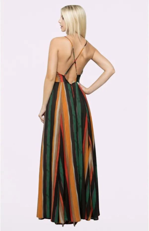 Vici stripped maxi dress - Image 3