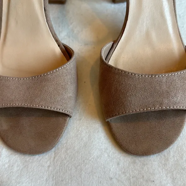 Lulu’s Faux Suede Ankle Strap High Heel Sandals - Image 4