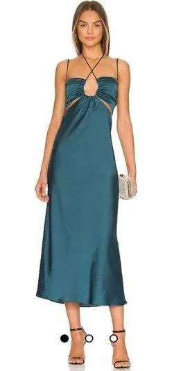 Show Me Your Mumu Revolve x Codie Cut Out Dress in Jade dress - Image 2