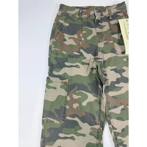No Boundaries Women's XXS 00 Camo Cargo Wide Leg High Rise Pants NWT - Image 13