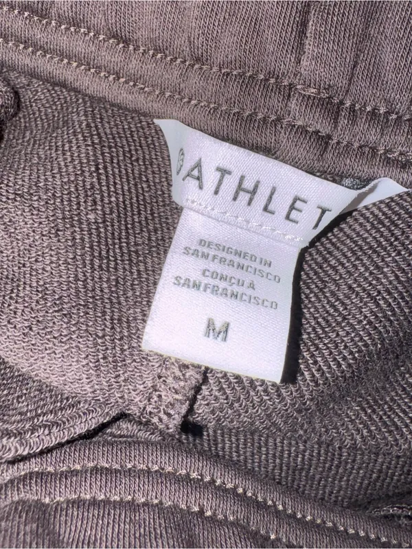 NEW athleta brown heavyweight terry bermuda short - Image 4