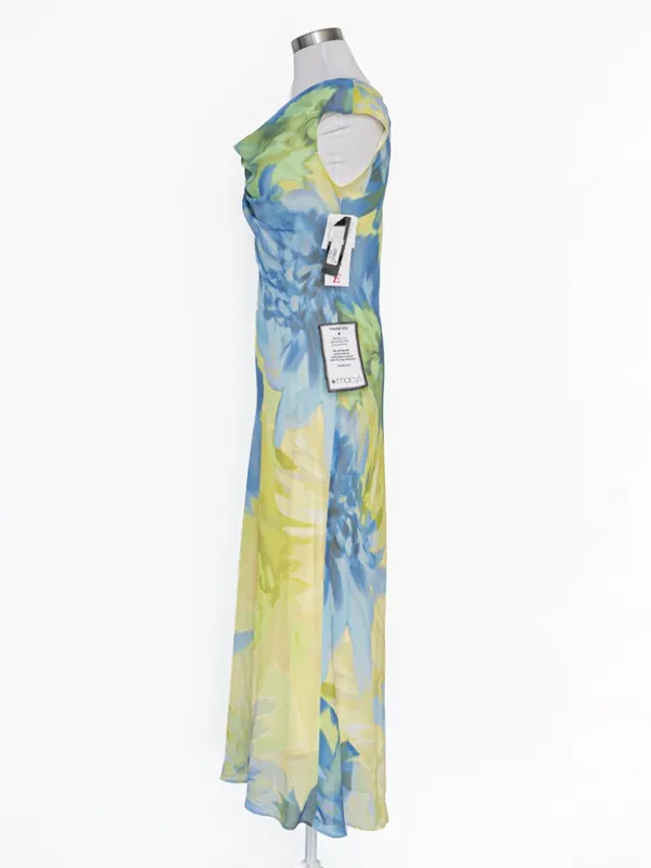 Betsy & Adam - Petite Floral Chiffon Maxi Dress - Image 6