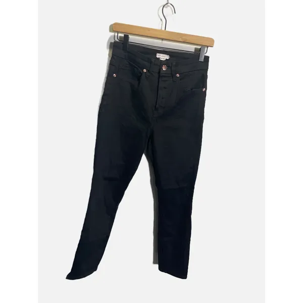 Good American Good Leg Jeans Womens 8/29 Black High Rise Skinny Stretch Denim - Image 4