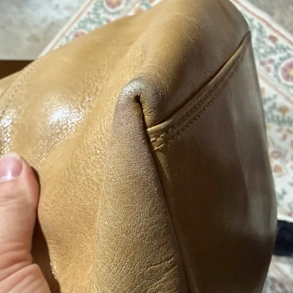 Coach Ergo Tan Glovetanned Leather Flap Shoulder Bag F10204 Tassel Vintage - Image 9