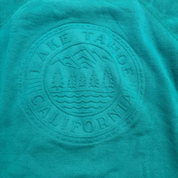 Vintage Lake Tahoe Embossed Crewneck Sweatshirt - Image 3