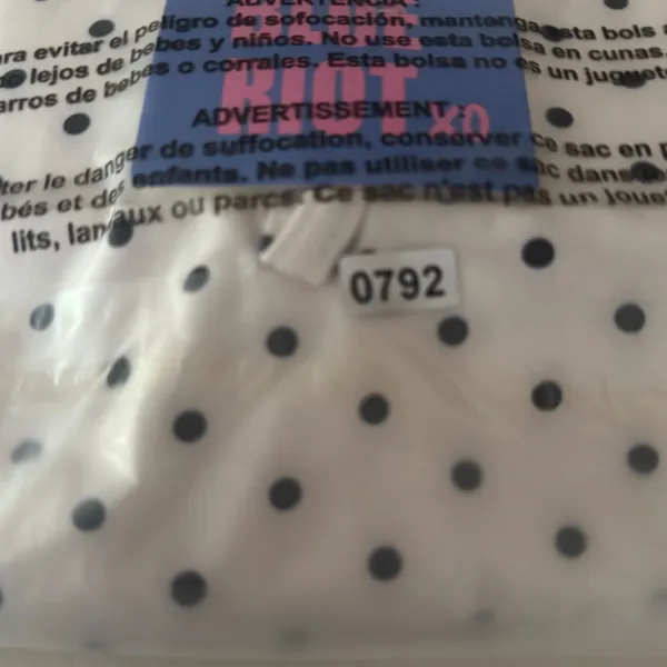 Blue Riot XO Polka Dot Shorts Womens Medium Cream Black Limited Edition Summer - Image 7