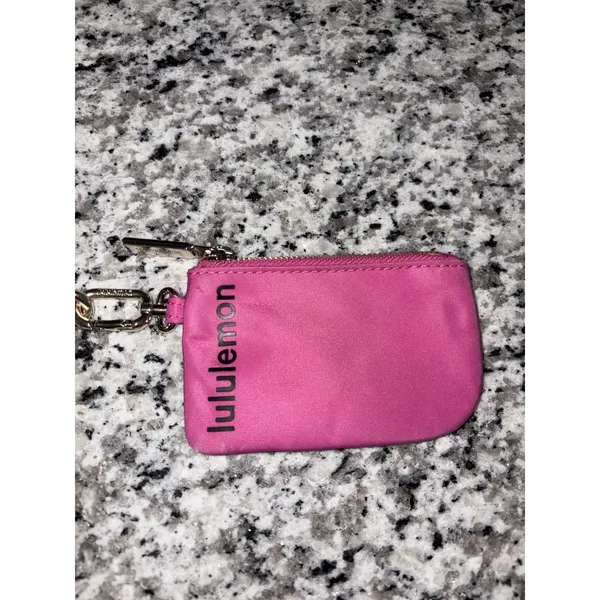Lululemon Dual Pouch Wristlet Sonic Pink Great Condition - Image 11