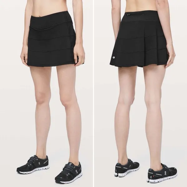Lululemon Pace Rival Skirt (Tall) 15" in Black Size 2 Tall - Image 2