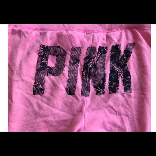 PINK - Victoria's Secret vintage pink sweats Sz M - Image 6