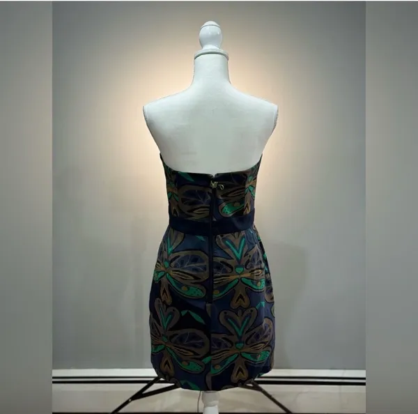 SALE! Black/Brown French Connection Strapless Dress Size 10 NWT - Image 2
