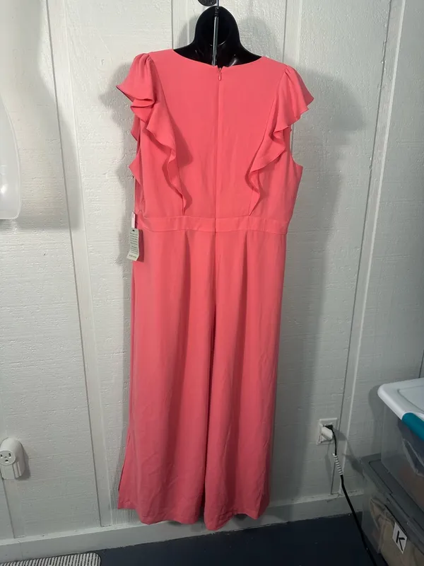 Rachel Parcell Coral Sleeveless Pantsuit Size XXL NWT - Image 6
