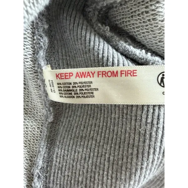 Free People Movement Nights Like This Hoodie Gray‎ Women's Size Medium - Image 10