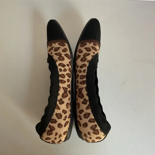 Aerosoles Leopard Print Flats Size 8M Women’s Slip On Ballet Shoes Round Toe - Image 7