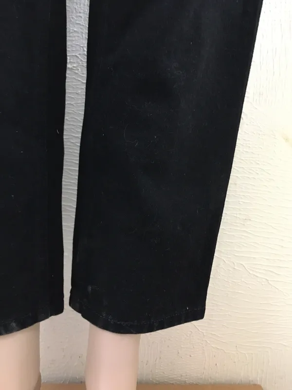 Gap Vintage 90s Classic Fit Black Denim Ankle Jeans High Waist Relaxed - Image 6