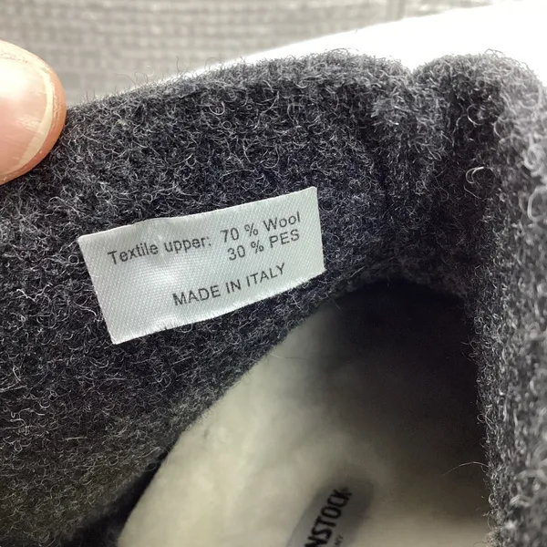 Birkenstock Men’s Andermatt Wool Felt Gray Slipper Boots 11 NWOT - Image 11