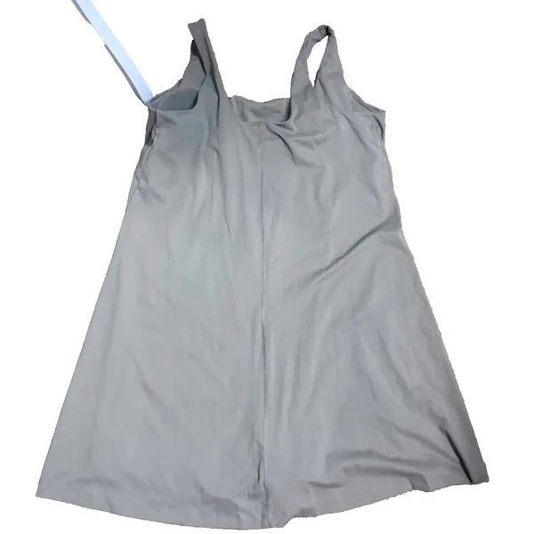 OLD NAVY Active Dress XL Power Soft Built in Bra & shorts Olive Green athletic - Image 4