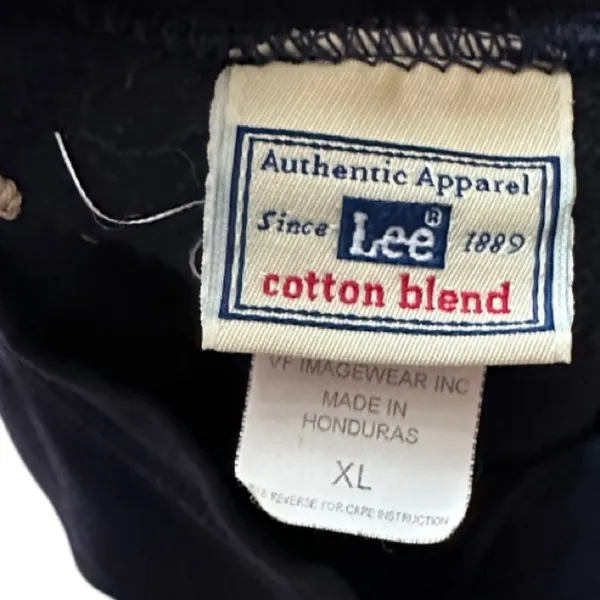 Vintage‎ Lee Holiday Christmas Black Sweatshirt - Image 5
