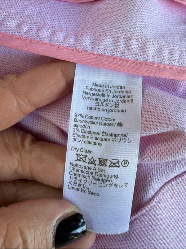 J. Crew Pink & White Striped Single-Button Cotton-Blend Blazer size 12 - Image 11