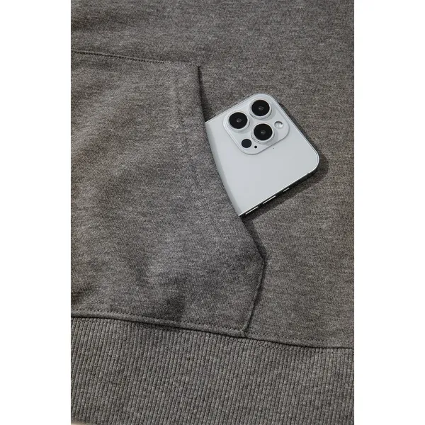 Halloween Ghost Print Mineral Wash Oversize Hoodie - Medium - Image 7