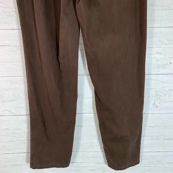 Vintage Susan Bristol Women’s Brown Corduroy Vest&pants set Floral Embroidery M - Image 17