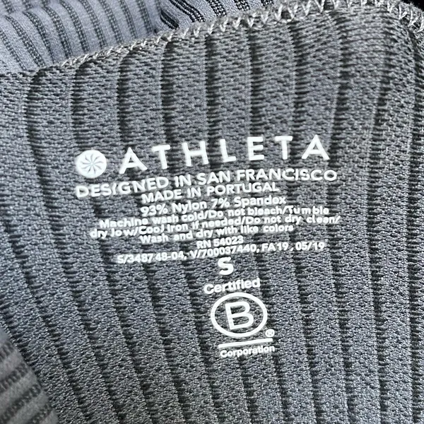 Athleta FLURRY BASE LAYER TURTLENECK Charcoal Grey Small - Image 6