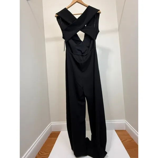 Lulus Thinking Out Loud Backless Wide Leg Jumpsuit SzXL NWT - Image 4