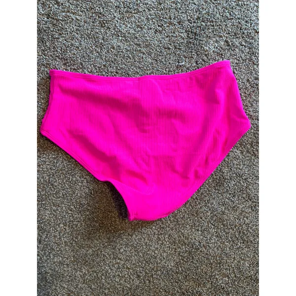 Talisea Women’s 2 Piece Tankini Swimsuit. Neon Pink. Size M - Image 6