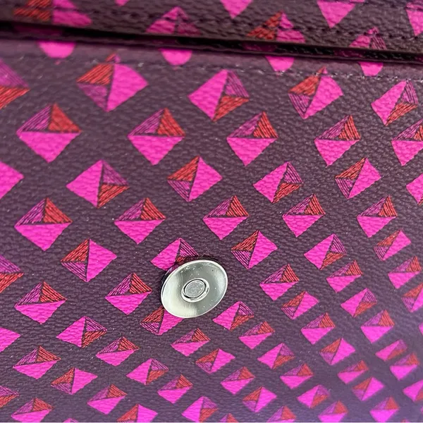 VERA BRADLEY Geometric Purple and Pink Tote Gorgeous like NEW!!never used - Image 6
