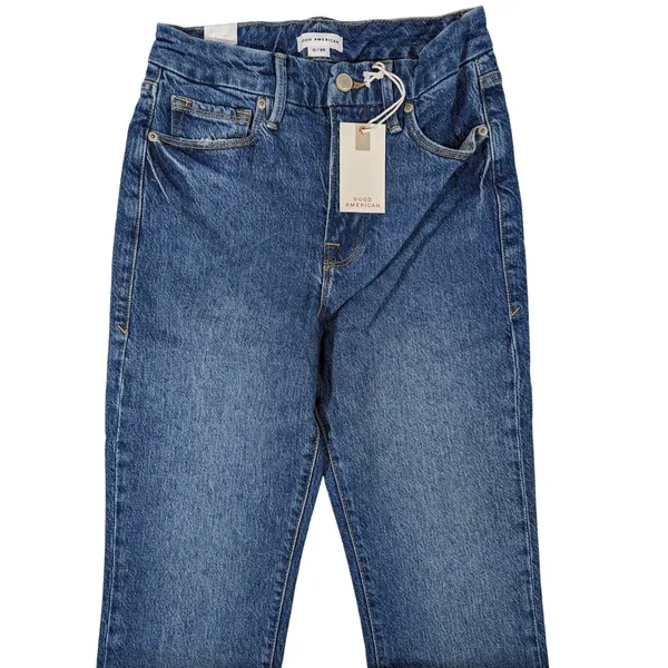 Good American‎ Good Classic Raw Hem Jeans 0/25 NWT - Image 3