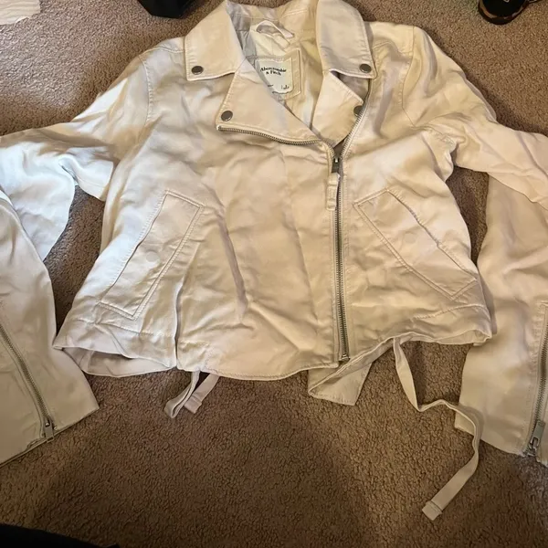 Abercrombie asymmetrical jacket small‎ - Image 2