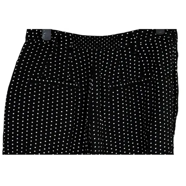 NWT Free People Magdalene High Waist Polka Dot Rayon Shorts Pocket 2 Black White - Image 7