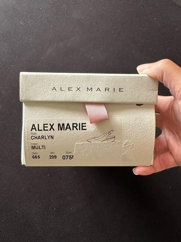 Alex Marie “Charlyn” Sling back block heels - Image 12