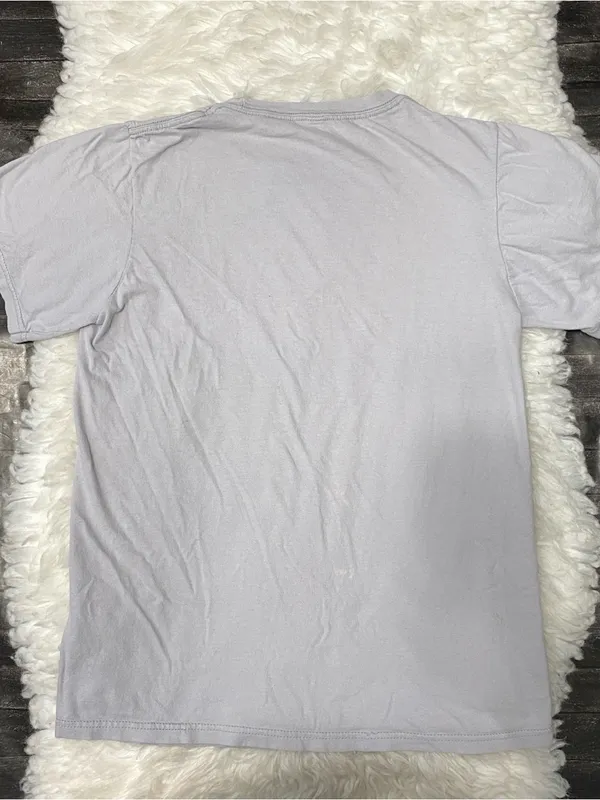 Grey Hawaii Islands Floral Spell Out Short Sleeve Y2k Vintage Island Girl Basic - Image 5