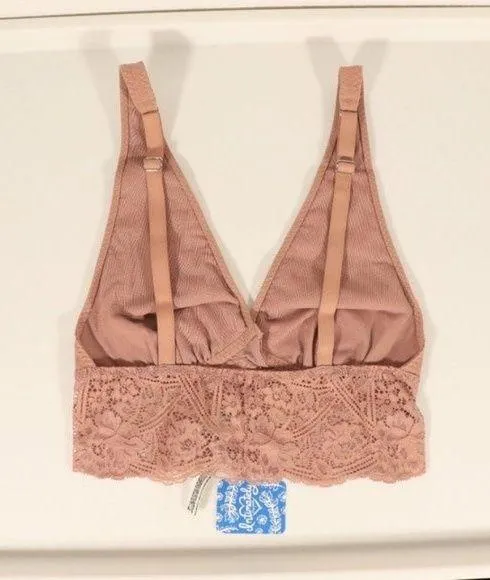 Free People NWT X Revolve Teagan Bralette in Strawberry Nude - Image 3