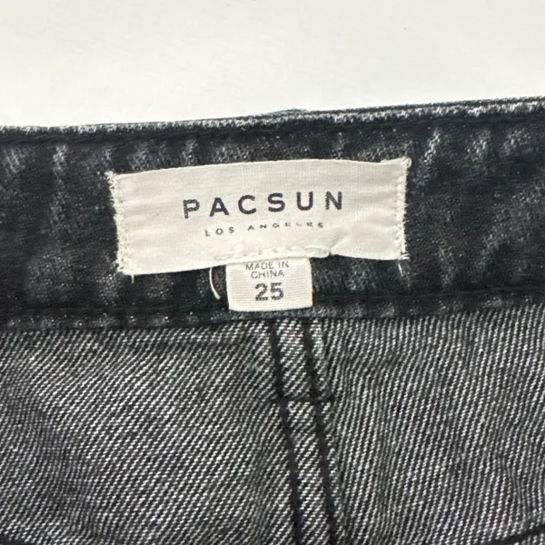 Pacsun Black denim mini skirt #miniskirt - Image 3