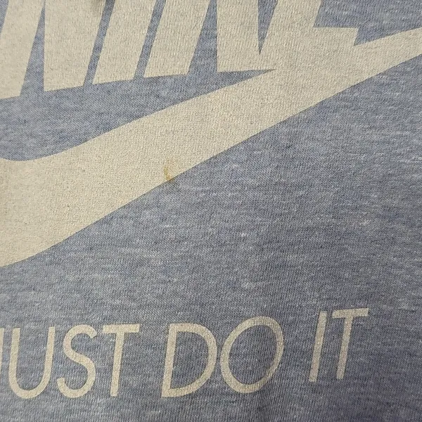Nike blue hooded hoodie pullover sweatshirt sz Large - Image 3