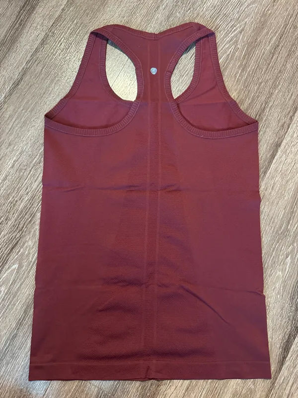 CRZ Yoga Burgundy Racerback Tank Top - Image 2