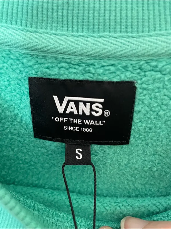 Vans Teal Pirate Sweatshirt Small New - Image 3