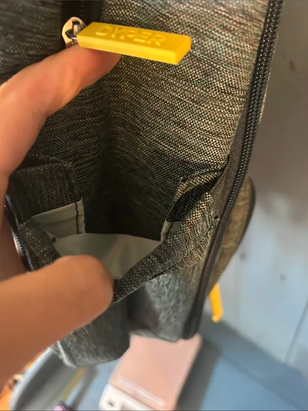 DYPER Women's Gray Baby Bag Backpack with Yellow Accents - New - Image 11
